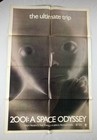2001  A Space Odyssey  1968  Original One Sheet Movie Poster 27  X 41  Kubrick