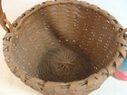 Antique Original Round Swing Handle Splint Gathering Basket 11 