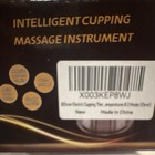 Cordless Portable Electric Vacuum Cupping Massager Reusable Red clear