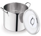Mainstays 12-quart Stainless Steel Stock Pot With Metal Cover