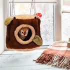 Soft Pet Warm Bed House Small Animal Hamster Rat Guinea Pig House Warm Pad Nest