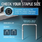 Stainless Steel T50 Staples For Staple Gun  Heavy Duty Upholstery Carpet 500