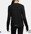Women s Nike Dri-fit Swift Element Uv Crew Neck Shirt Size Large L Running New
