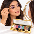 9 Colors Glitter Eyeshadow Palette   Makeup Cosmetic Brush Small Set New Eye Sha