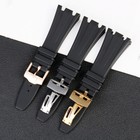 27mm Ap Rubber Band Strap For Audemars Piguet Royal Oak Offshore 42mm 15400
