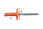 250 3 16  Large Head Multi Grip Mill Finish Aluminum Pop Rivets  2303