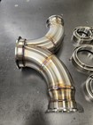 2-1 Vband Merge Collector 3 5  To 2 5   065 304 Stainless Tig Weld Turbo Exhaust