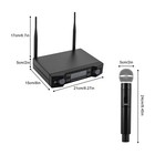 Professional Dual Wireless Microphone System For Shure Sm58 Cordless Mic Set Uhf