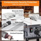 10inch Table Saw Powerful Tablesaw With Stand And Protective Cover Tabletop Saw