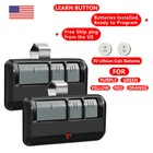2pcs For Liftmaster Chamberlain Sears Craftsman 893max Garage Door Opener Remote
