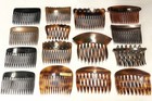 French Hair Side Comb Women Fashion Updo Combs Medium Large Teeth Made In France