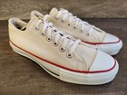 Converse Vintage White All Star Chuck Taylor Low Made In Usa Size 7 