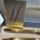 Vintage Astramatic By Bradley Pen   Pencil Gift Set Pair Ballpoint Mechanical