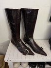 Super Rare Paloma Wool Judo Boots Buckle Pointed Toe As Seen On Jenna Ortega New