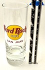 Hard Rock Cafe Shot Glass San Juan  4  Tall Collectible Red Letters