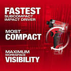 Milwaukee 3453-80 M12 Fuel 12v 1 4  Hex Impact Driver - Bare Tool - Recon