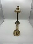 Vintage Brass Wainberg Menorah Israel Mid Century Modern Judaica Brutalist