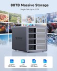Orico Usb 3 0 Hard Drive Enclosure 4 Bay External Storage 88tb For 3 5 Inch Ssd