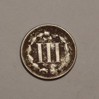 1865 Three Cent Piece Nickel 3c Cents Coin