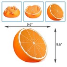 10 Inches Squishies Orange Jumbo Kawaii Soft Slow Rising Scented Big Fruit Sq   