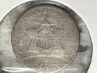 1852 3 Three Cent Iii Silver