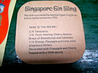 Raffles  Singapore   Bar  Coaster  And  Luggage  Sticker Nm