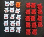 Vintage Miniature Flocked Bears  Bunnies  Ducks Made Intaiwan Lot Of 63