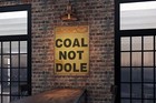 Vintage Style Ncb British Coal Coal Mining Coal Not Dole Sign