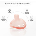 Breast-like Baby Pacifiers For Newborn 0-6 Months 5 Pack Everyday Backup   Breas
