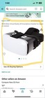 Onn Virtual Reality Smartphone Headset For Iphone Samsung Up To 6  Screens Vr 
