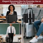 Fireproof Document Organizer Box With Lock For Important Documents   8 Layers