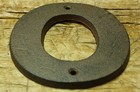 Cast Iron Industrial Letter O Sign Rustic Brown 5  Tall Alphabet 