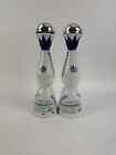 Lot Of 2 Clase Azul Reposado Tequila White And Blue Empty Bottle 750ml Rinsed