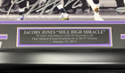 Jacoby Jones Autographed 8x10 Mile High Miracle Photo Ravens Framed Signature