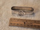 Gorham Sterling Silver Arts   Crafts Napkin Ring Pierced  n  Monogram