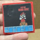 Vintage 1989 Super Mario Three Cheers Applause Lenticular Pin Button Nintendo
