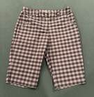 Ladies Nike Dri-fit Golf Shorts Size 4 Knee Length Black  Gray Women   s Golf