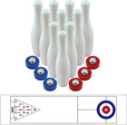 3-in-1 Tabletop Curling  Shuffleboard  And Bowling Game-portable Family Game For