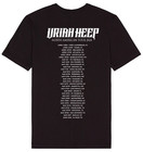 Uriah Heep 2024 Date Back Black Shirt T-shirt Tour Saxon Chaos   Colour Size 2xl