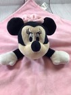 Disney Baby Security Blanket 2016 Lovey Plush Toy Pink Satin Back 