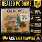 Civilization Ii Pc Cd-rom Sealed New Microprose K-mart Sticker Retro