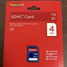 Sandisk 4 Gb Sdhc Card Class 4 - Sd Memory Card 4 Gb  New