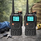 4 Pack Long Range 3000mah Walkie Talkie Two Way Radio Waterproof Charge Headset