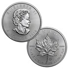 2019 1 Oz  5  9999 Silver Coin Canadian Maple Leaf With Capsule
