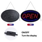 Animated Motion Ultra Bright Open Business Store Led Hang Sign Neon Light On off