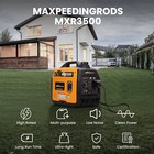 3500 Watt Inverter Generator Generators Portable Gasoline Quiet For Home Backup