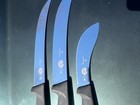 Lot Of 3 Victorinox Fibrox Curved Boning Knives 10    10    6    Nsf Switzerland