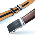 Genuine Leather Mens Ratchet Belt Only Belts For Men Adjustable Automatic