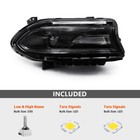 Xenon Hid Drl Headlight For Dodge Charger Headlights 15-23 W  Full Bulbs Ballast