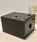 Rare Kodak No  0 Brownie Model A Box Camera 127 Roll Film W Manual Instructions